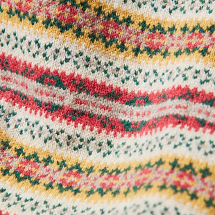 4Картинка Osborne Lambswool Fair Isle Crew Neck Col2
